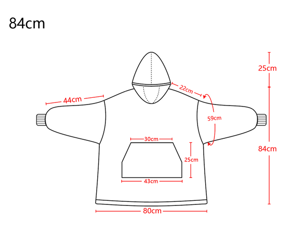 Elephant Kid Comfy Sweater Blanket Hoodie Super Fleece Oversized Sherpa Wearable Blanket