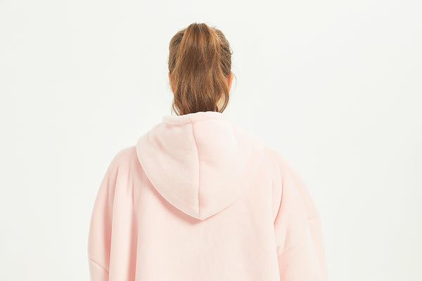 Hot Sell Oversized Hoodie Blanket Sweatshirt with Sherpa  Sweatshirt with Pocket