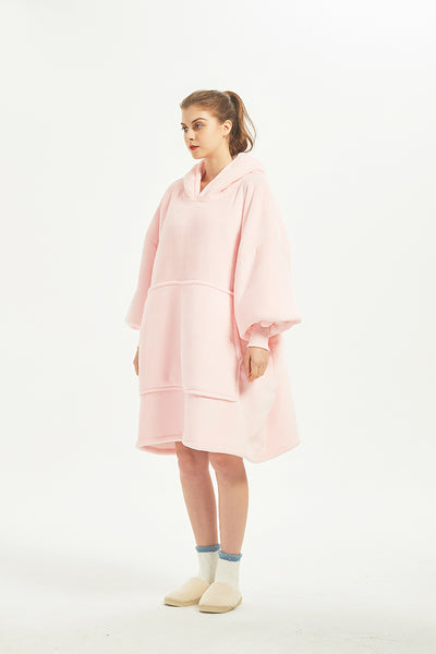 Hot Sell Oversized Hoodie Blanket Sweatshirt with Sherpa  Sweatshirt with Pocket