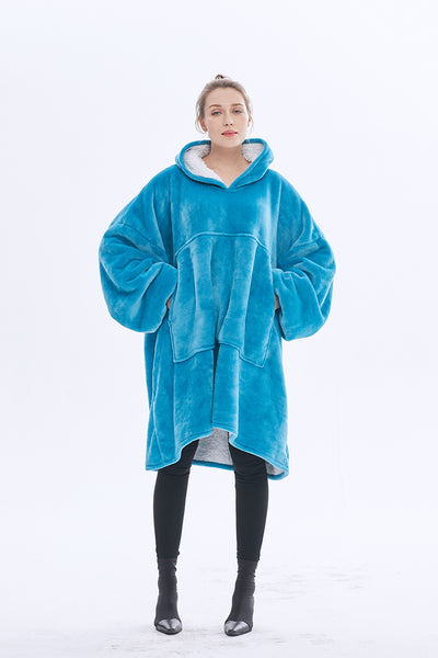 Wholesell Oversized Hoodie Blanket Sweatshirt with Sherpa Sweatshirt with Pocket