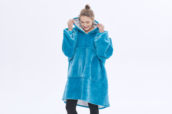 Wholesell Oversized Hoodie Blanket Sweatshirt with Sherpa Sweatshirt with Pocket