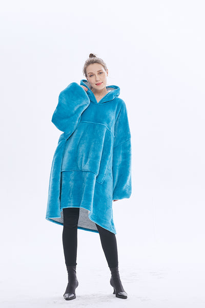 Wholesell Oversized Hoodie Blanket Sweatshirt with Sherpa Sweatshirt with Pocket