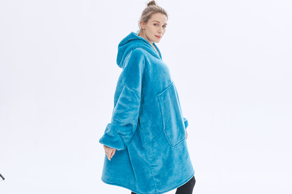 Wholesell Oversized Hoodie Blanket Sweatshirt with Sherpa Sweatshirt with Pocket