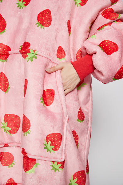 Hoodie Blanket Sweatshirt Wearable Blanket Hoodie Super Cosy Fleece Blanket One Size Fits All