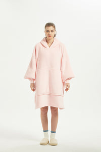 Hot Sell Oversized Hoodie Blanket Sweatshirt with Sherpa  Sweatshirt with Pocket